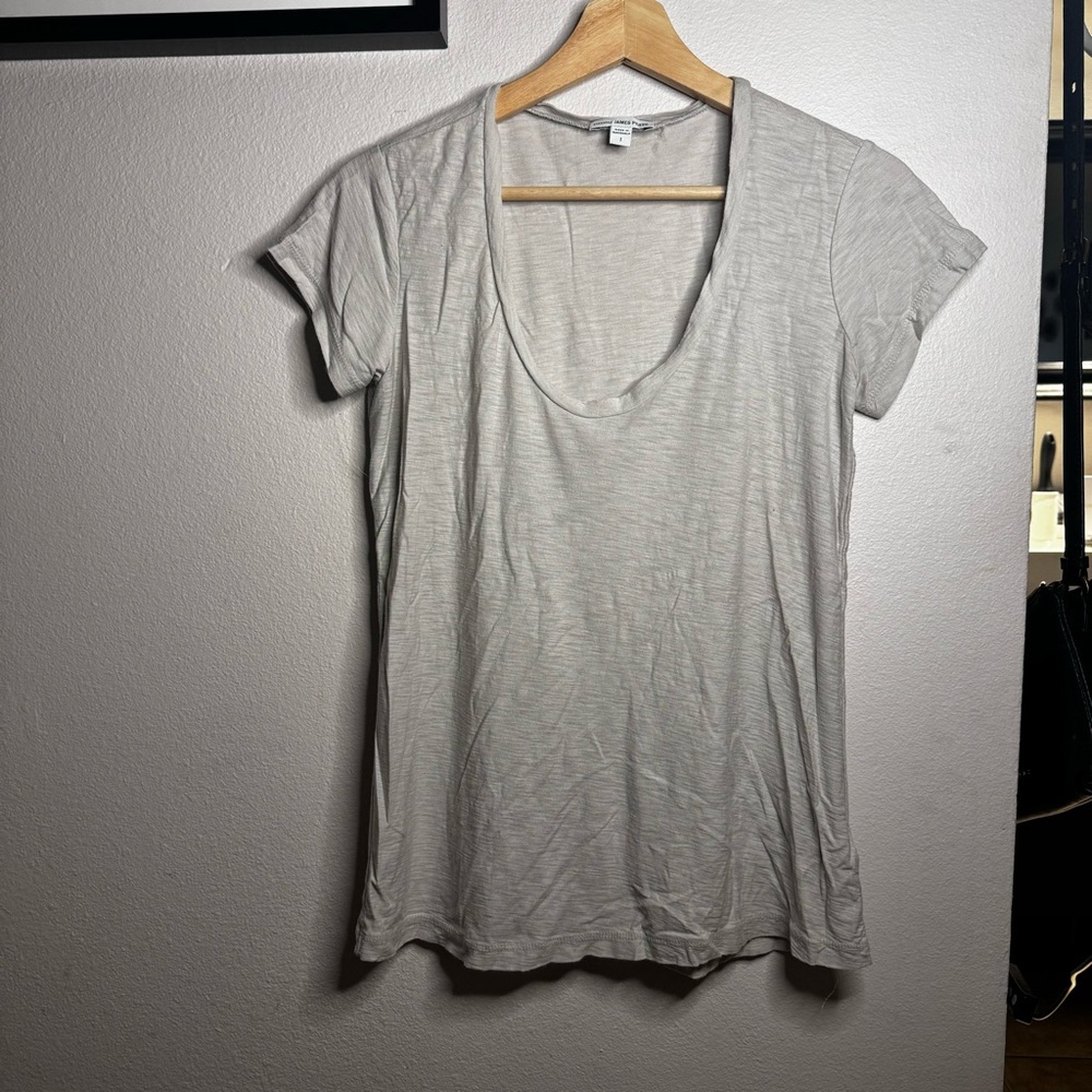 NWOT James Perse scoop neck short sleeve t - shirt
